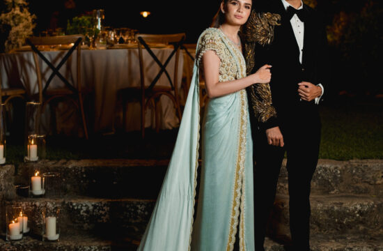 Bride and Groom portrait - Hindu Wedding at Borgo Stomennano - Italian Wedding Designer