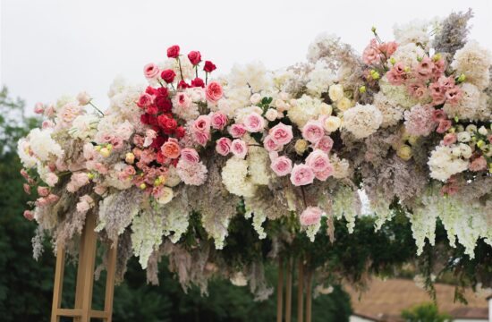 Mandap done by Lilla Floral Wedding at Viesca - Il Borro - Italian Wedding Designer