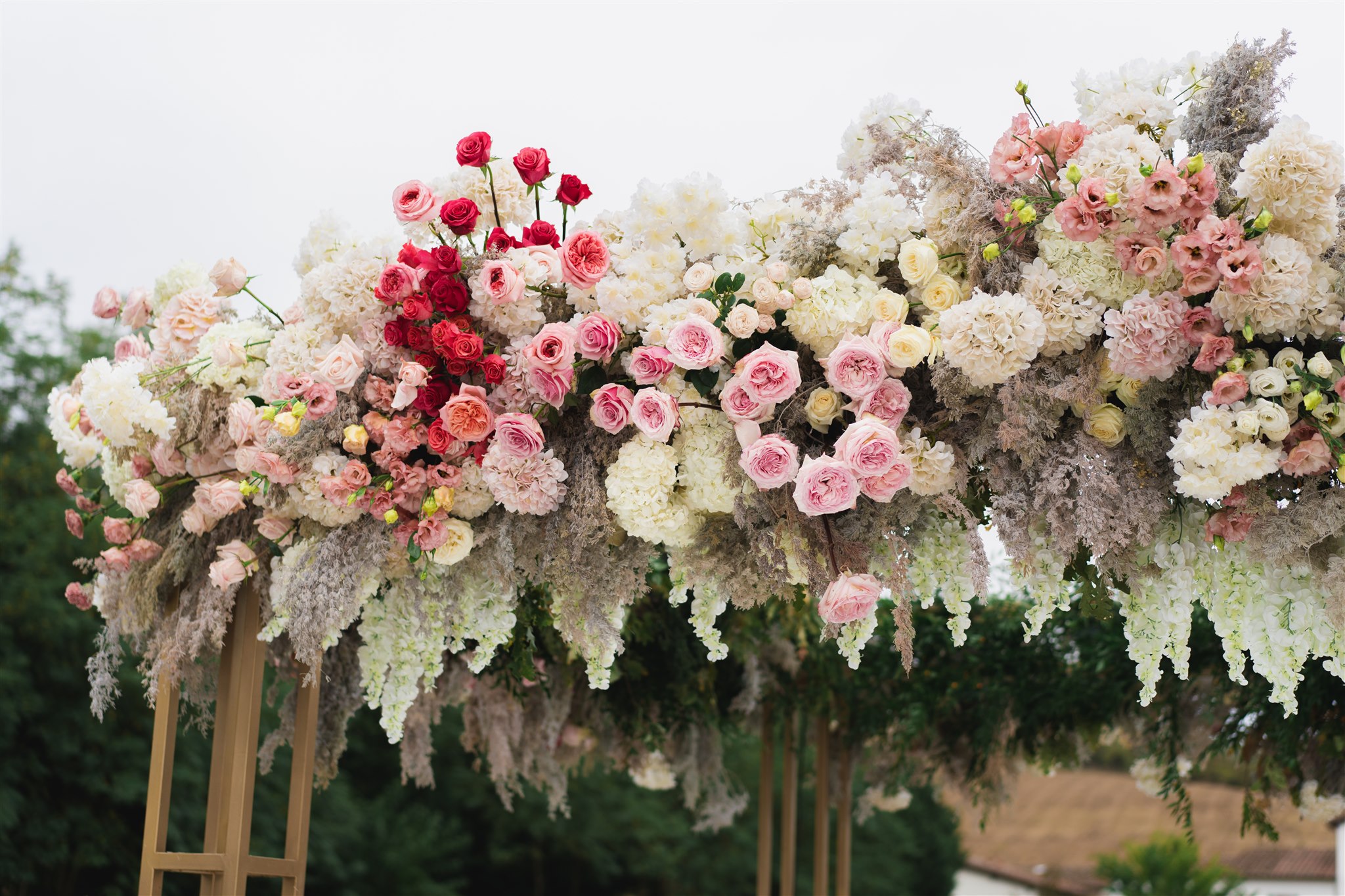 Mandap done by Lilla Floral Wedding at Viesca - Il Borro - Italian Wedding Designer